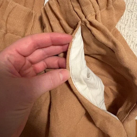 Nicole Purdy 100% linen wide leg pant - Picture 4 of 8